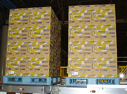 荷崩れ防止接着剤 FASTFIX 使用後